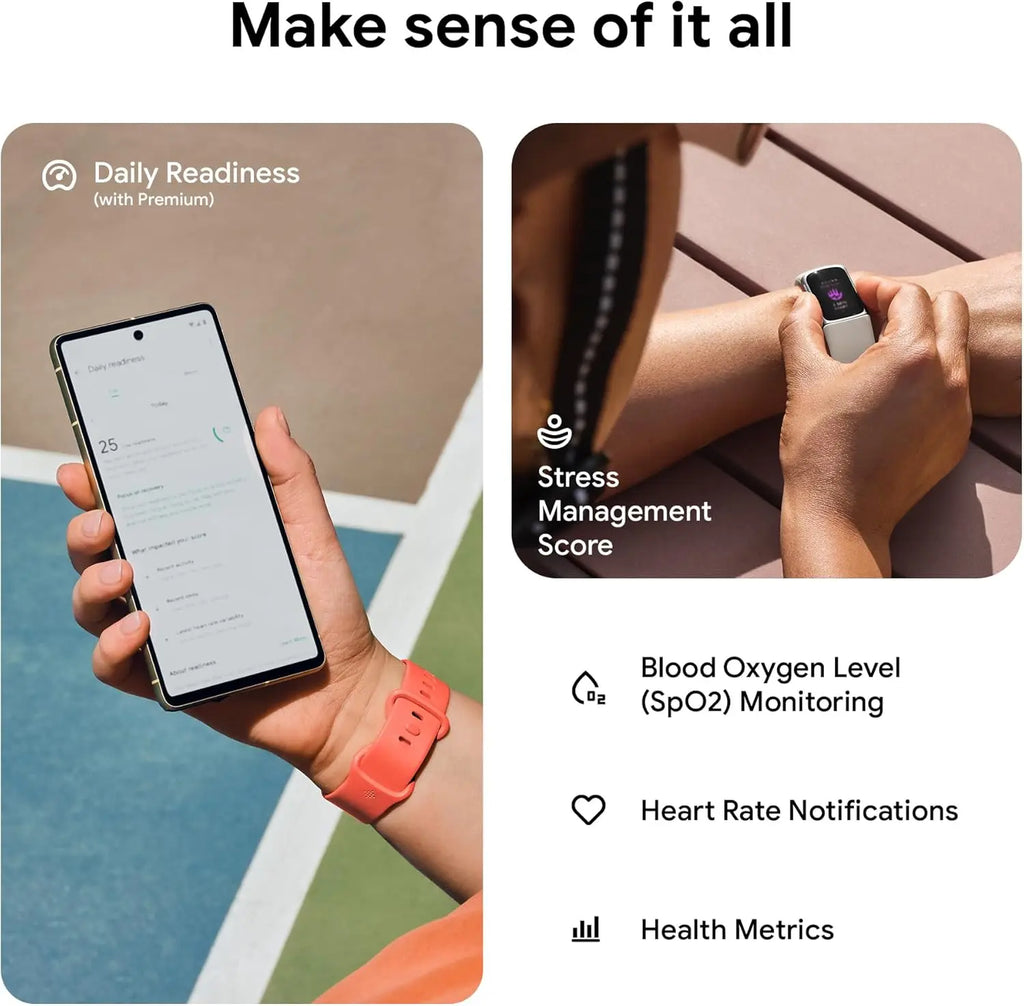 Bracelet d’activité Fitbit Charge 6 — GPS et suivi bien-être