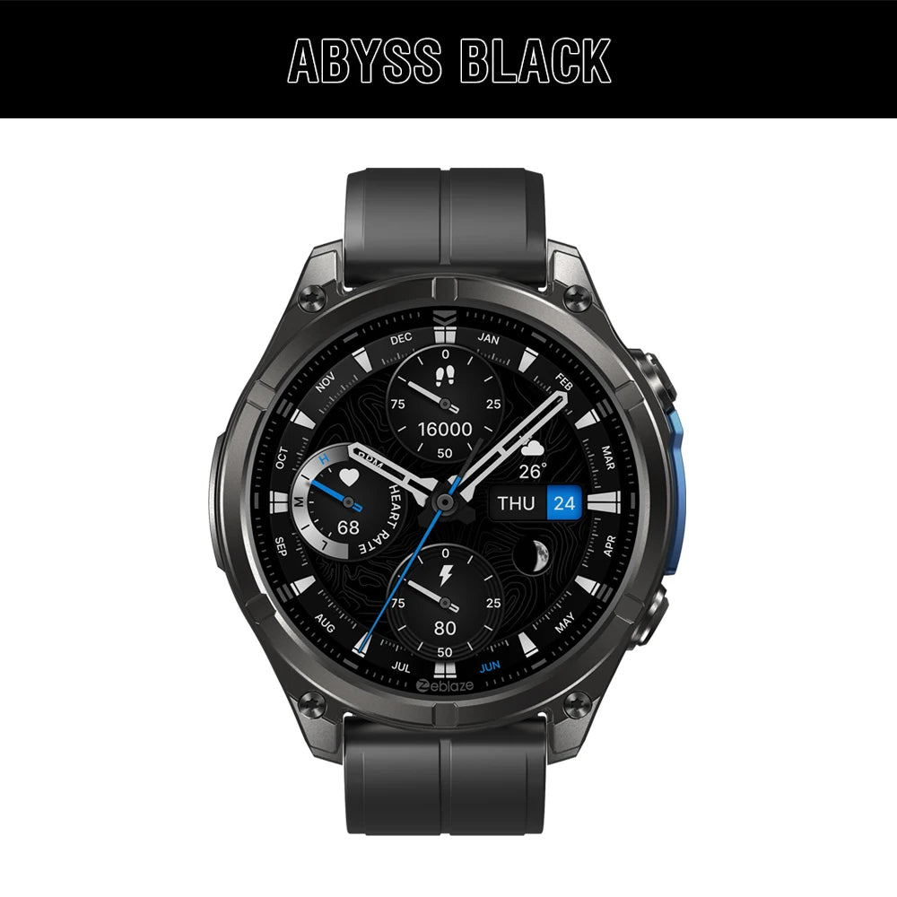 Montre connectée Zeblaze VIBE 8 — AMOLED, appels Bluetooth et lampe intégrée