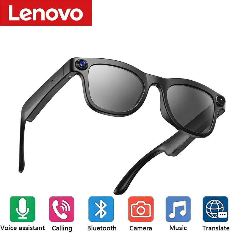 Lunettes connectées IA avec caméra, traduction et appels Bluetooth — version 1600W