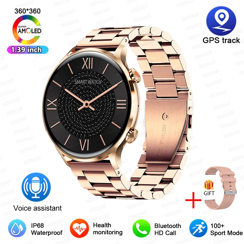 Montre connectée AMOLED — GPS, appels Bluetooth et IP68 annoncé