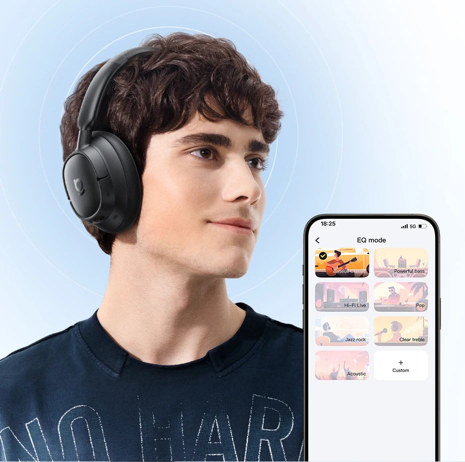 Casque Bluetooth Baseus EH10 NC — ANC adaptatif, LDAC, autonomie annoncée 80 h