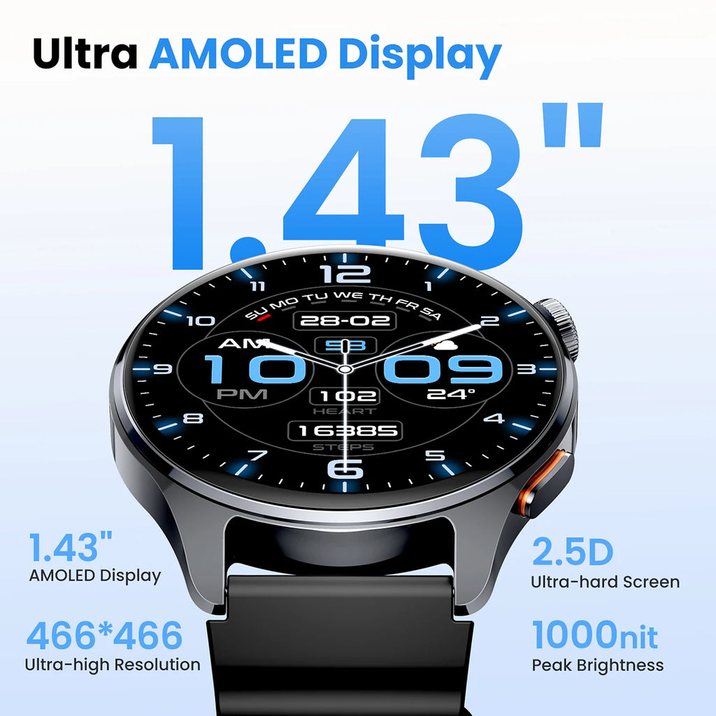 Montre connectée HAYLOU Watch 4S — AMOLED et GPS multi-satellite