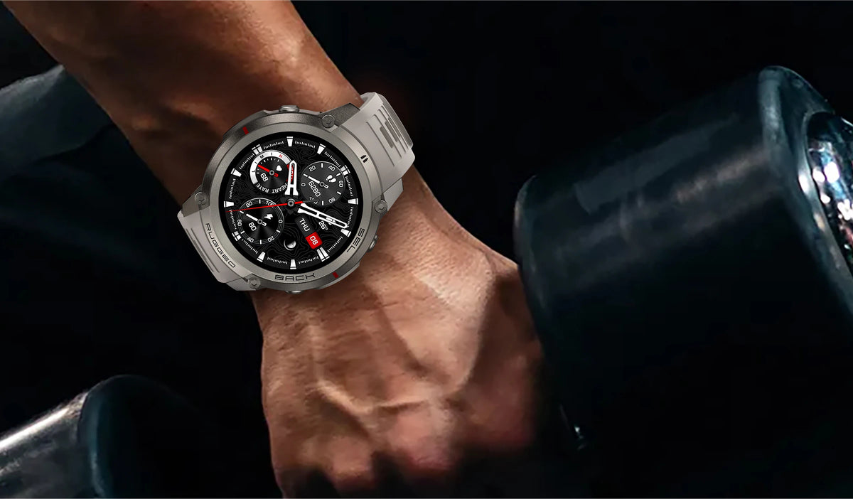 Montre connectée outdoor AMOLED — GPS, cartes hors ligne et 5 ATM annoncés