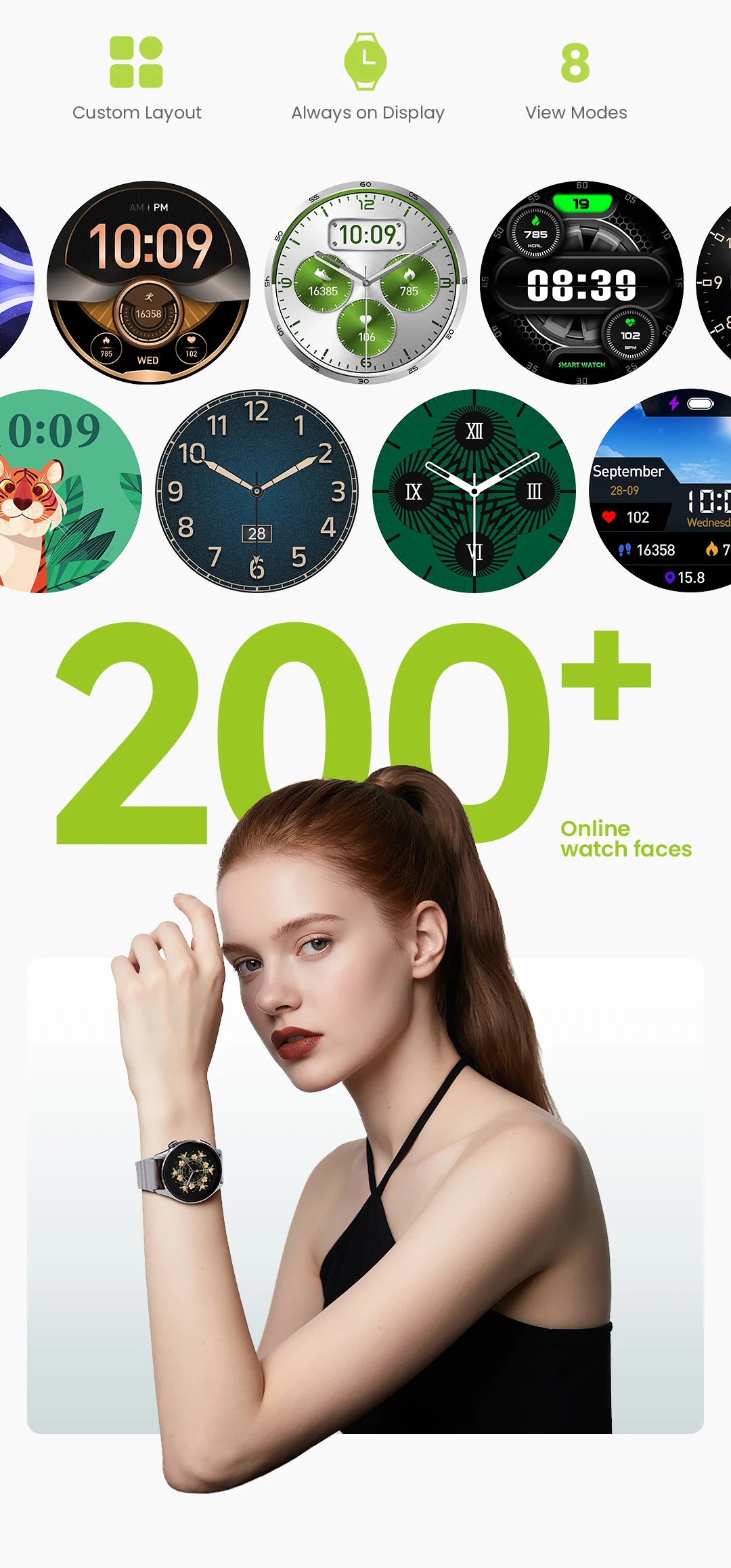 Montre connectée HAYLOU Watch 4S — AMOLED et GPS multi-satellite