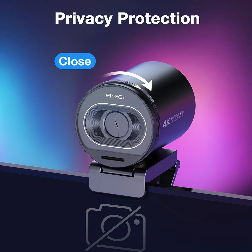 Webcam EMEET S600 4K — autofocus, capteur Sony et 60 i/s en 1080p annoncés