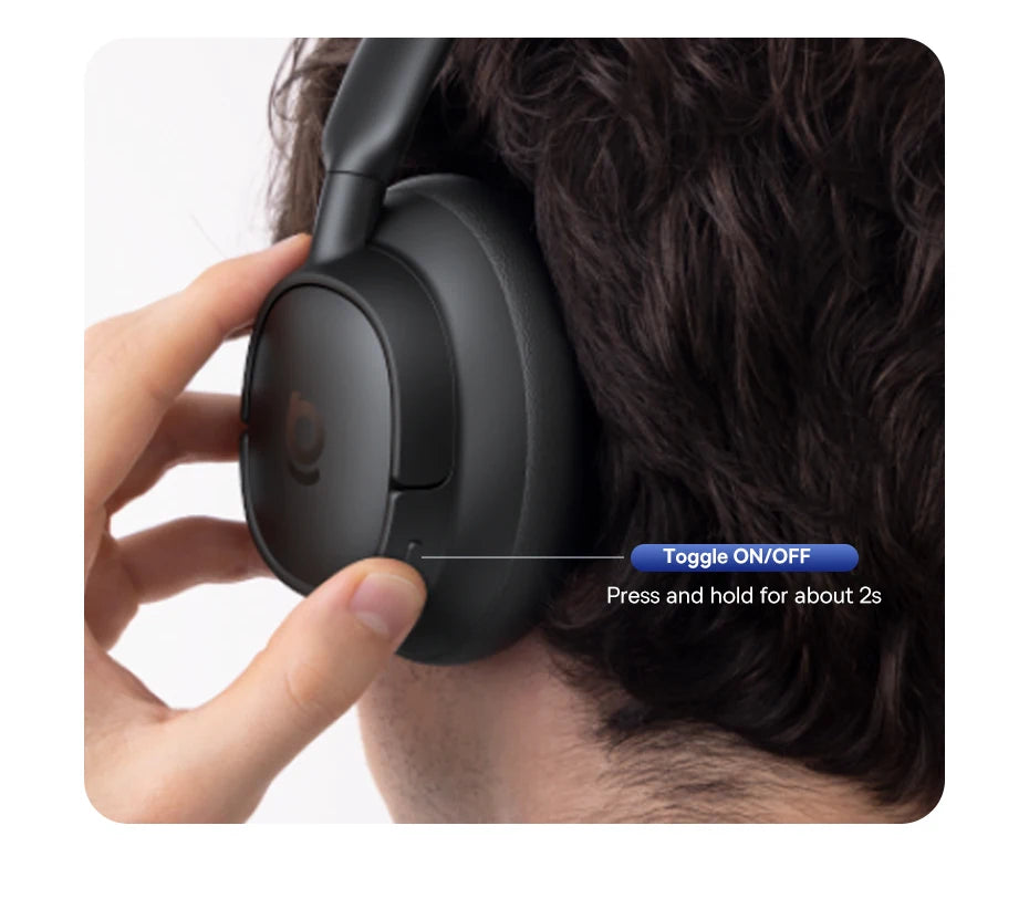 Casque Bluetooth Baseus EH10 NC — ANC adaptatif, LDAC, autonomie annoncée 80 h