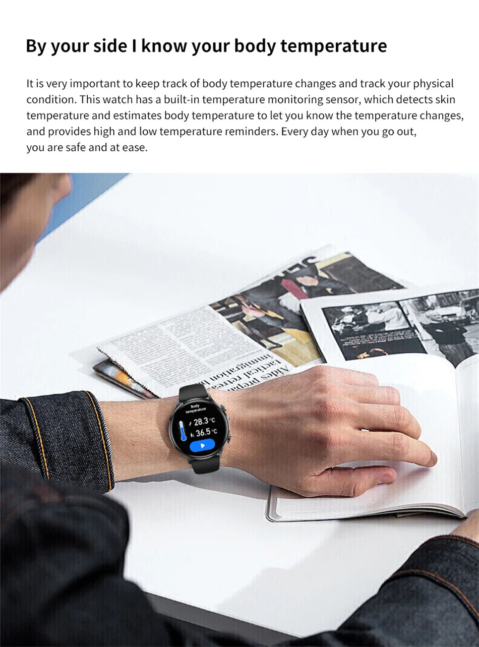 Montre connectée AMOLED — GPS, appels Bluetooth et IP68 annoncé