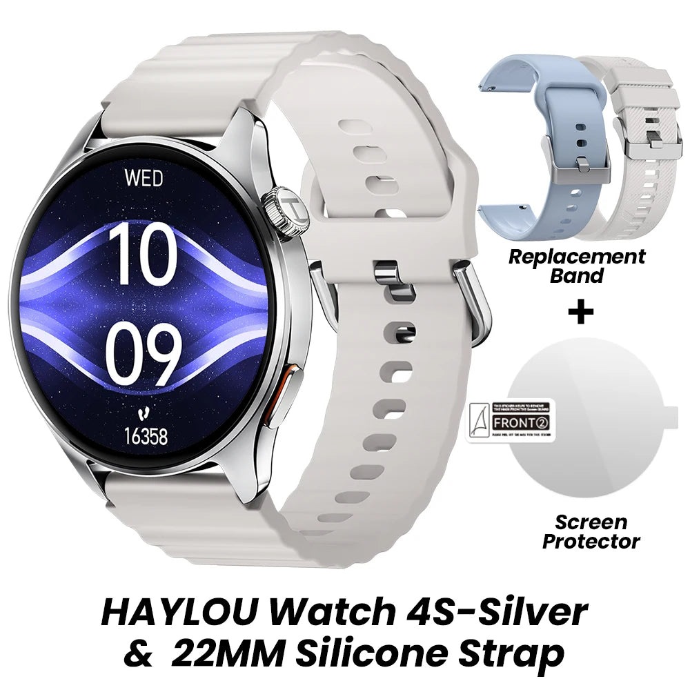 Montre connectée HAYLOU Watch 4S — AMOLED et GPS multi-satellite