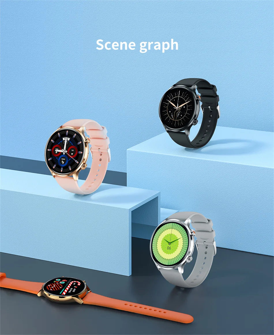 Montre connectée AMOLED — GPS, appels Bluetooth et IP68 annoncé