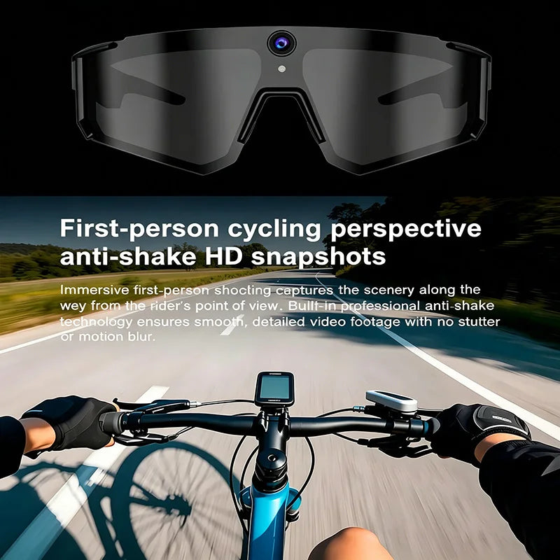 Lunettes connectées sport avec caméra et traduction — version 2400W