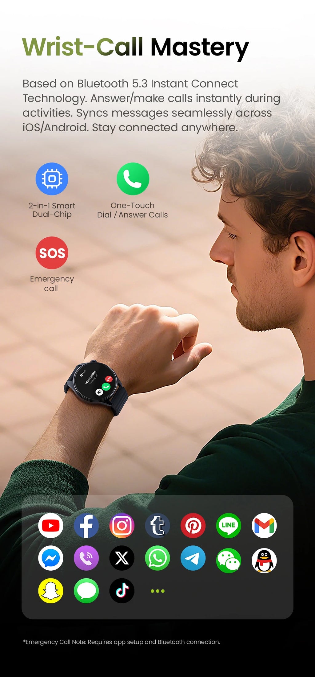 Montre connectée HAYLOU Watch 4S — AMOLED et GPS multi-satellite