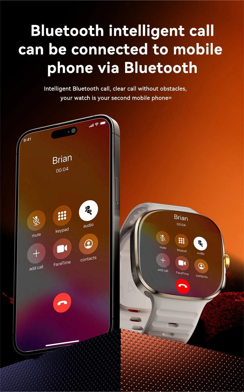 Montre connectée M99 — écran AMOLED 2,4″, caméra rotative et GPS