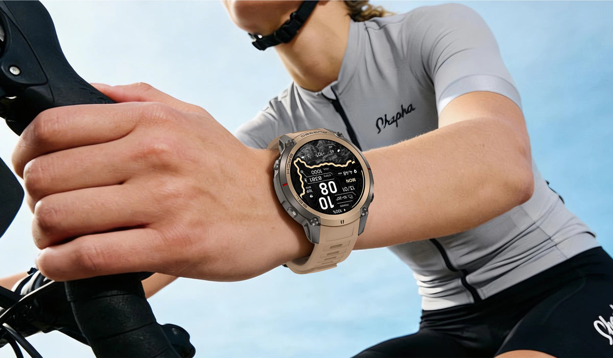 Montre connectée outdoor AMOLED — GPS, cartes hors ligne et 5 ATM annoncés