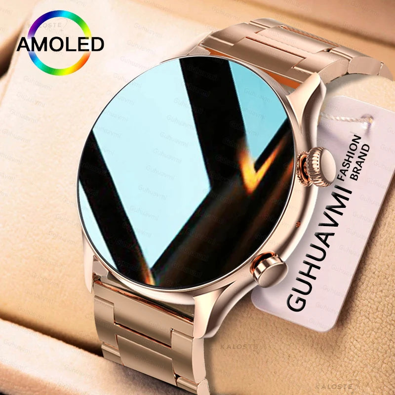 Montre connectée AMOLED — GPS, appels Bluetooth et IP68 annoncé