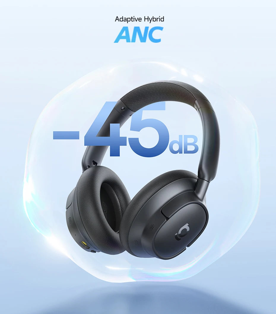 Casque Bluetooth Baseus EH10 NC — ANC adaptatif, LDAC, autonomie annoncée 80 h