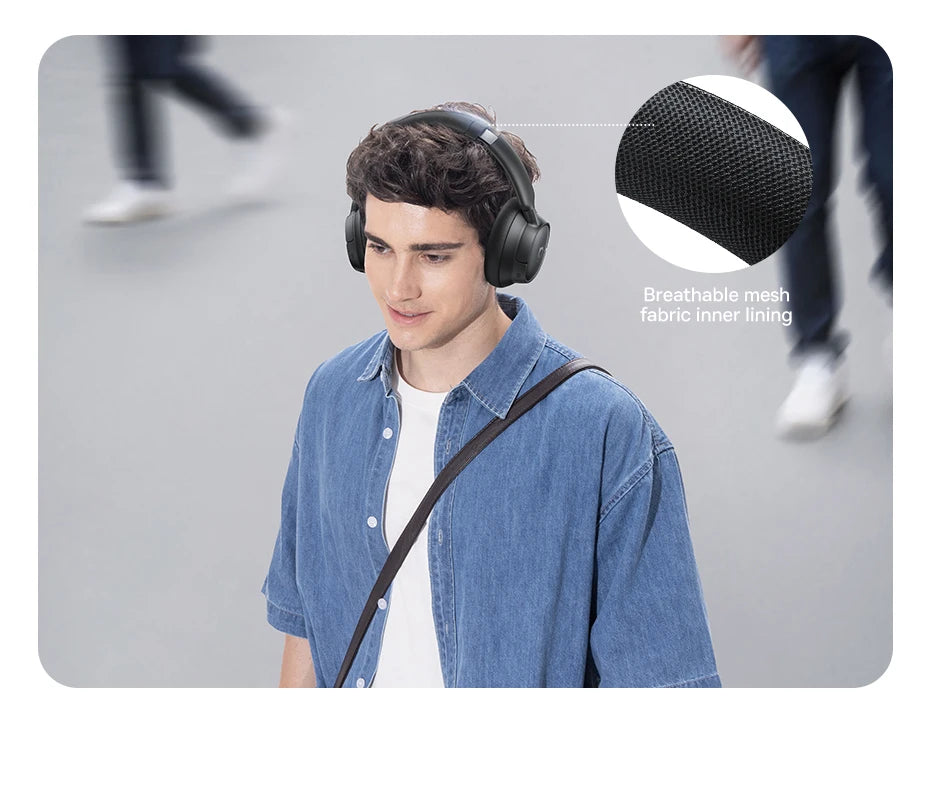 Casque Bluetooth Baseus EH10 NC — ANC adaptatif, LDAC, autonomie annoncée 80 h