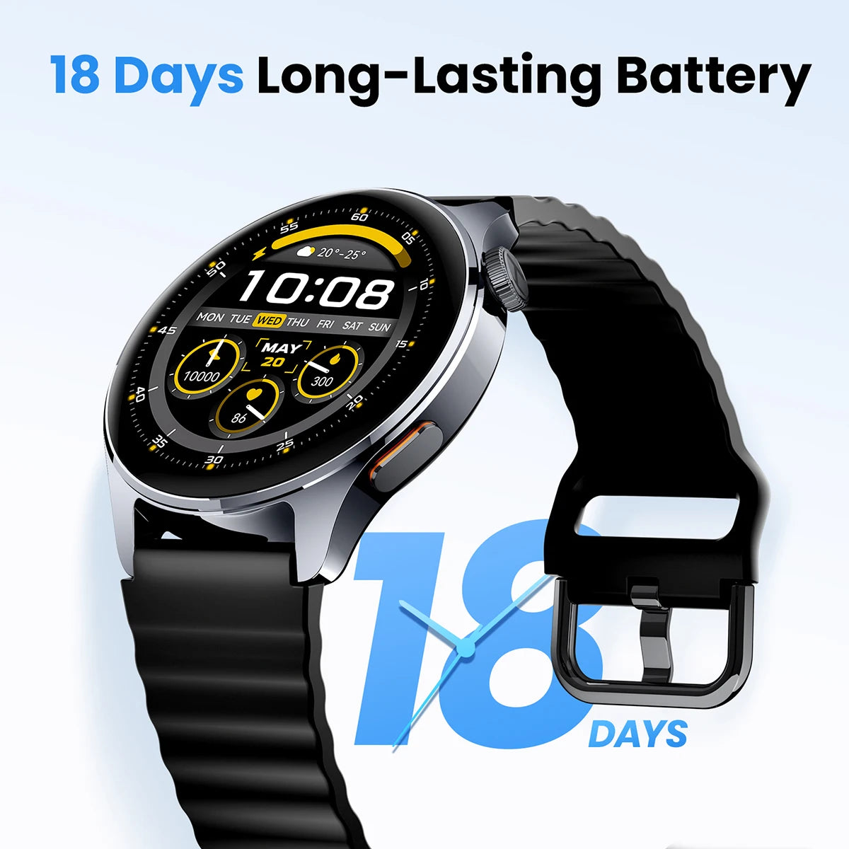 Montre connectée HAYLOU Watch 4S — AMOLED et GPS multi-satellite