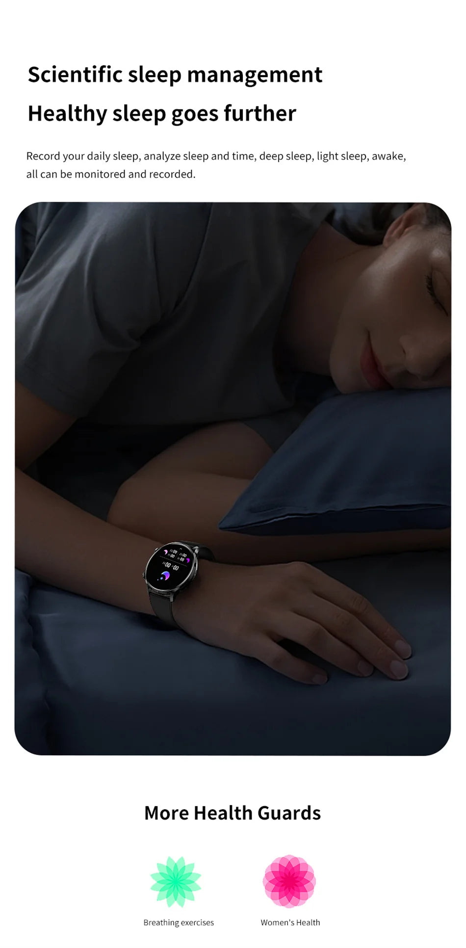 Montre connectée AMOLED — GPS, appels Bluetooth et IP68 annoncé
