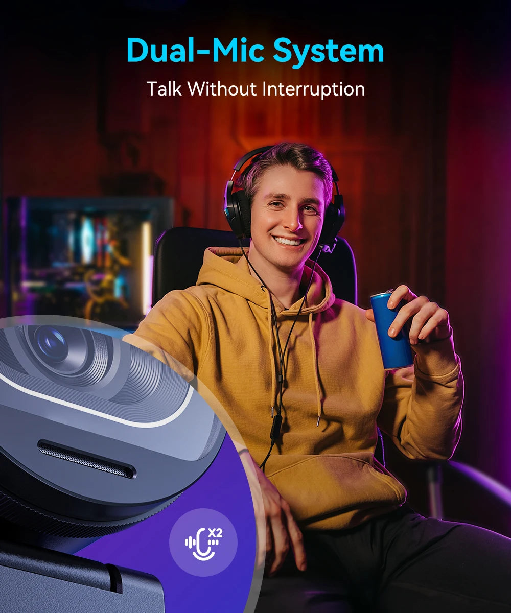 Webcam EMEET S600 4K — autofocus, capteur Sony et 60 i/s en 1080p annoncés