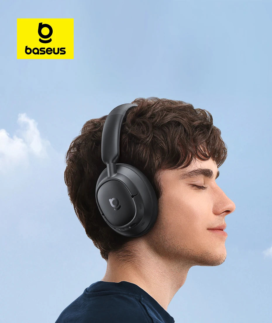 Casque Bluetooth Baseus EH10 NC — ANC adaptatif, LDAC, autonomie annoncée 80 h