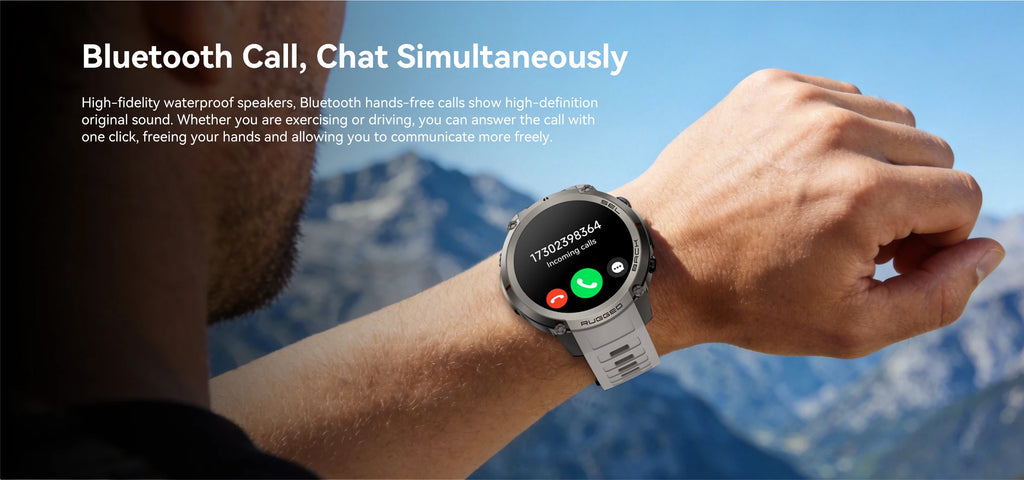 Montre connectée outdoor AMOLED — GPS, cartes hors ligne et 5 ATM annoncés