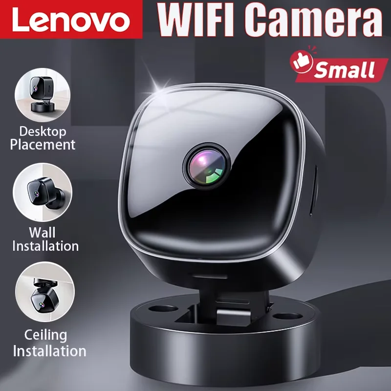 Caméra de sécurité Wi‑Fi 1080p compacte — surveillance à distance