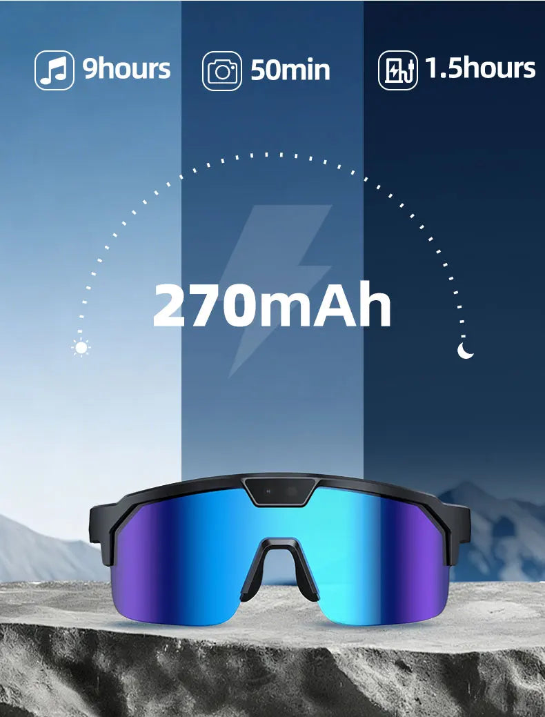 Lunettes connectées sport avec caméra 30 MP annoncée, vidéo 4K et stockage 32 Go