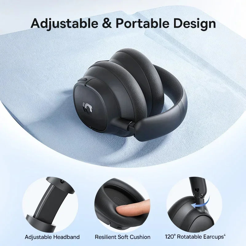 Casque Bluetooth Baseus EH10 NC — ANC adaptatif, LDAC, autonomie annoncée 80 h