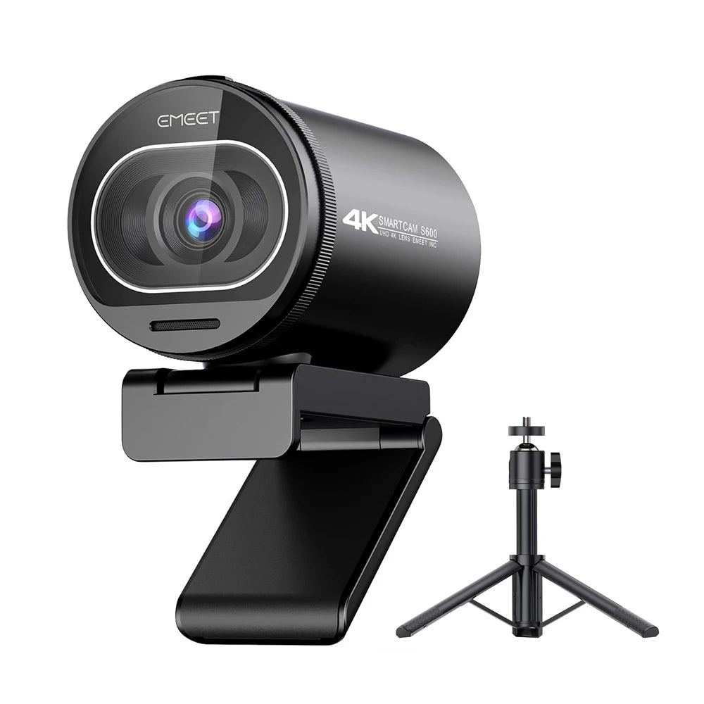 Webcam EMEET S600 4K — autofocus, capteur Sony et 60 i/s en 1080p annoncés