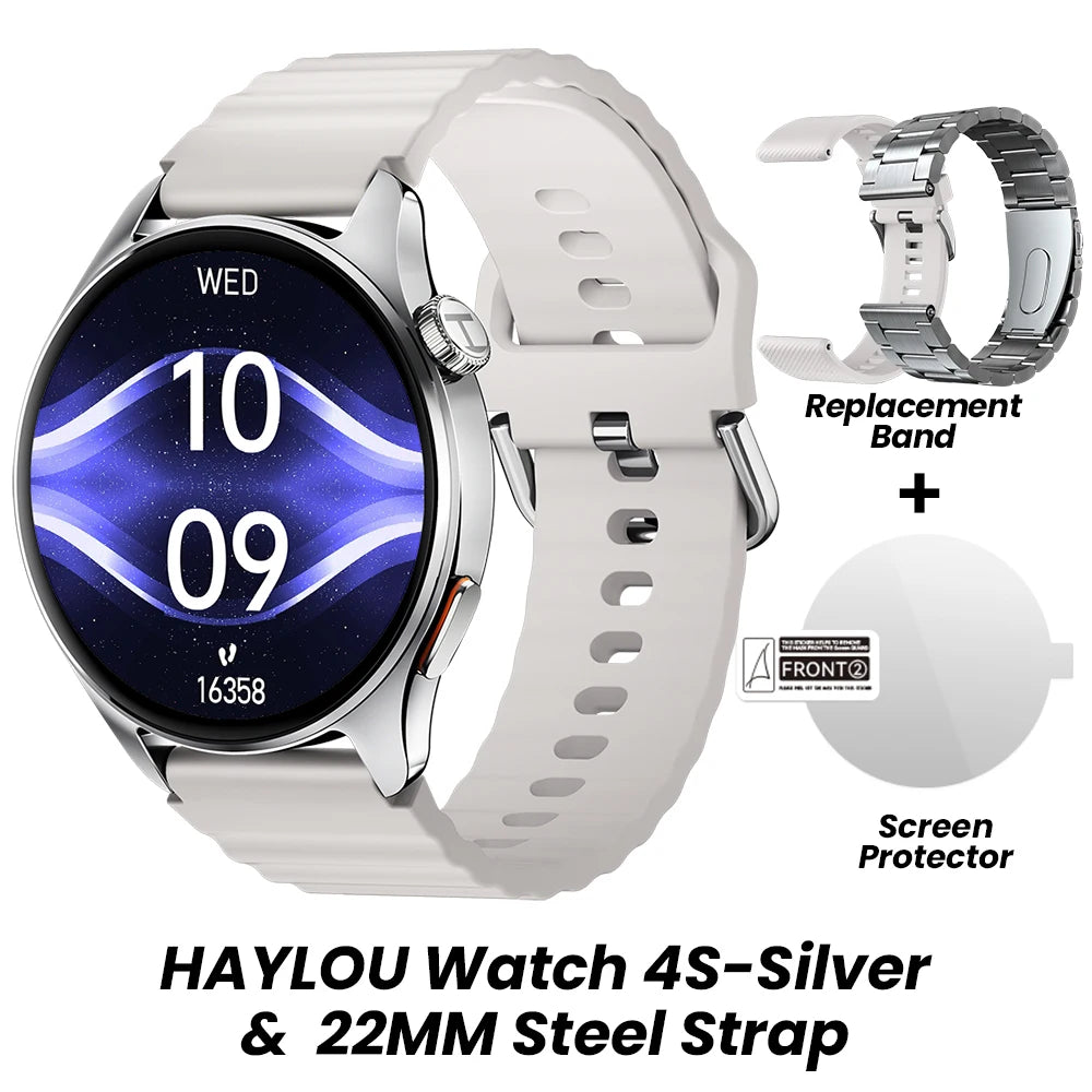 Montre connectée HAYLOU Watch 4S — AMOLED et GPS multi-satellite