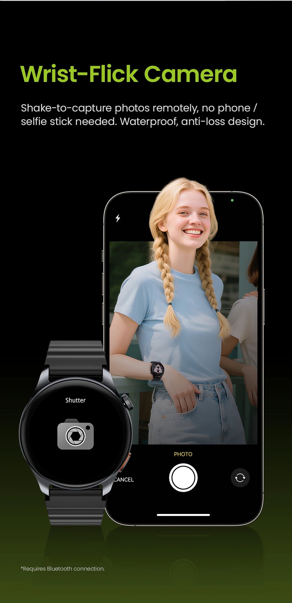 Montre connectée HAYLOU Watch 4S — AMOLED et GPS multi-satellite