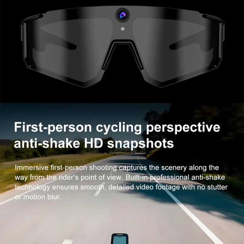 Lunettes connectées sport avec caméra et traduction — version 2400W