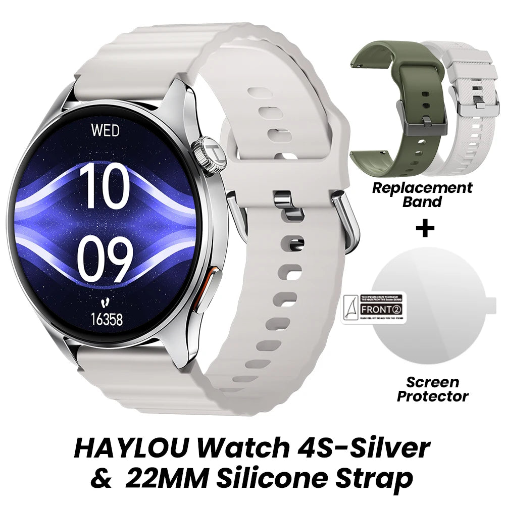 Montre connectée HAYLOU Watch 4S — AMOLED et GPS multi-satellite