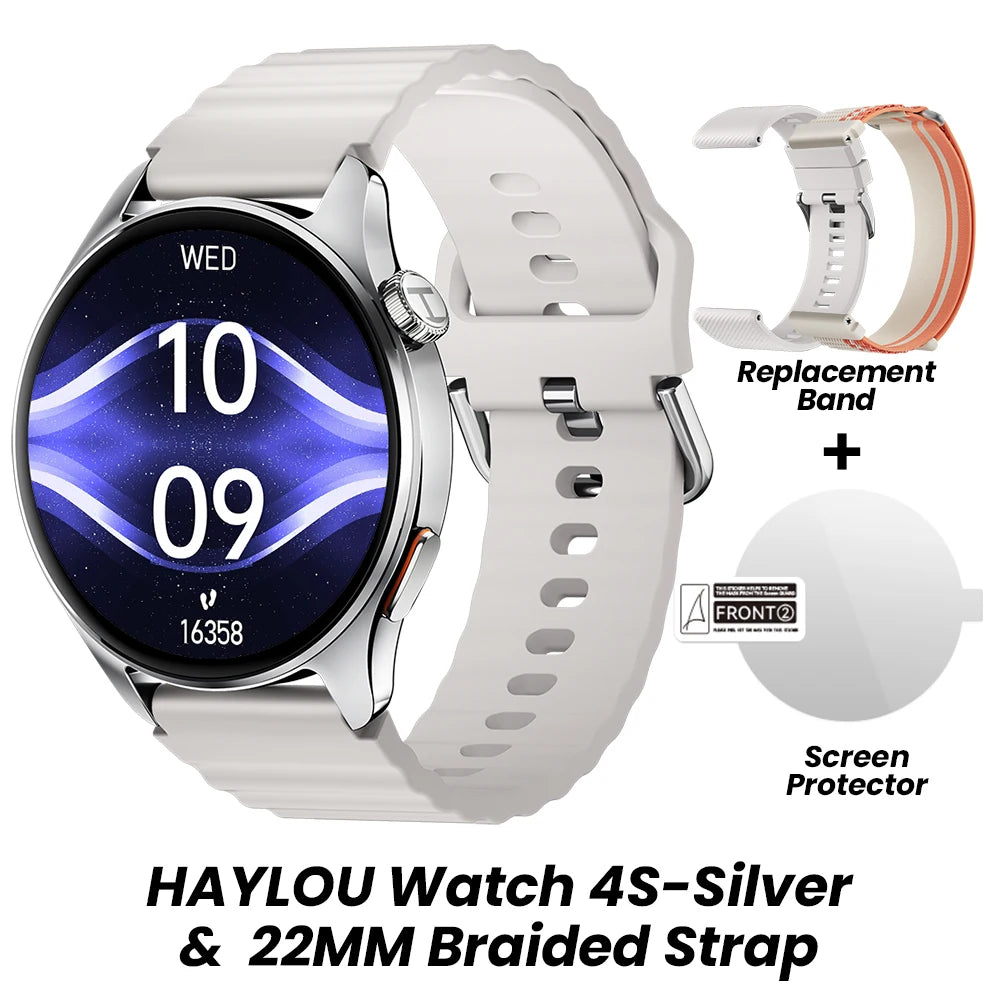 Montre connectée HAYLOU Watch 4S — AMOLED et GPS multi-satellite