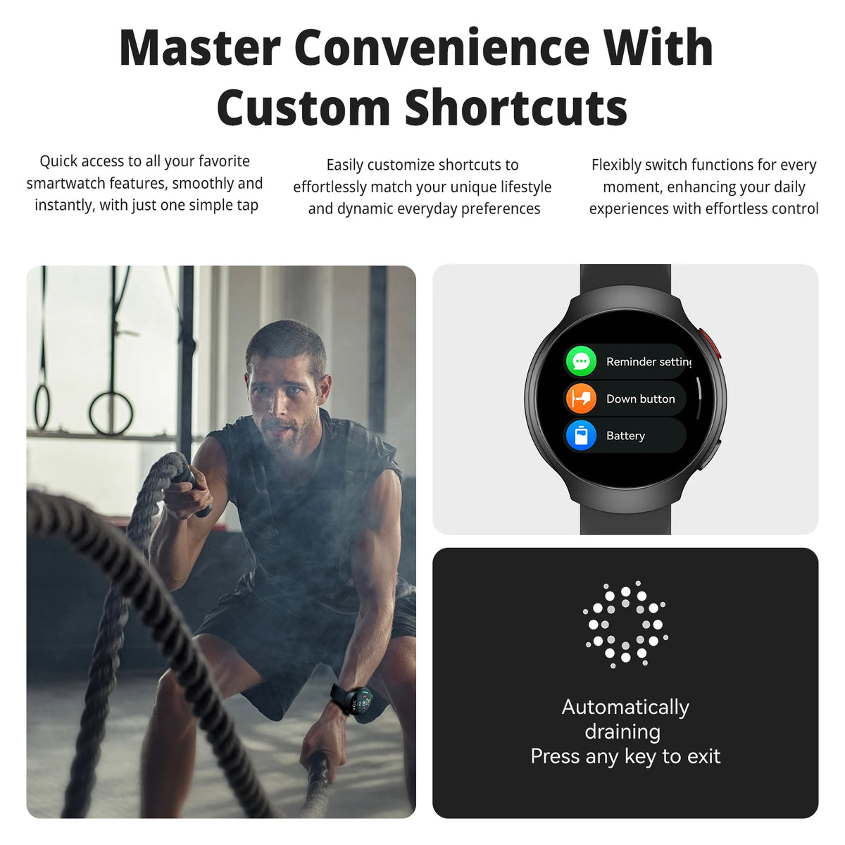 Montre connectée AIWR Orbit — GPS, écran AMOLED et appels Bluetooth