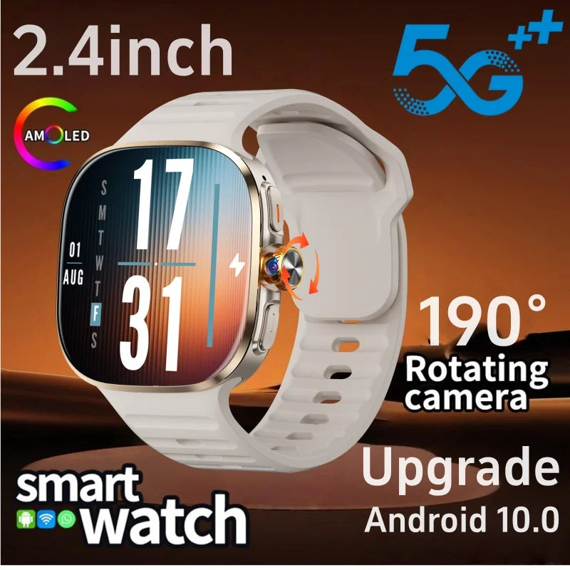 Montre connectée M99 — écran AMOLED 2,4″, caméra rotative et GPS