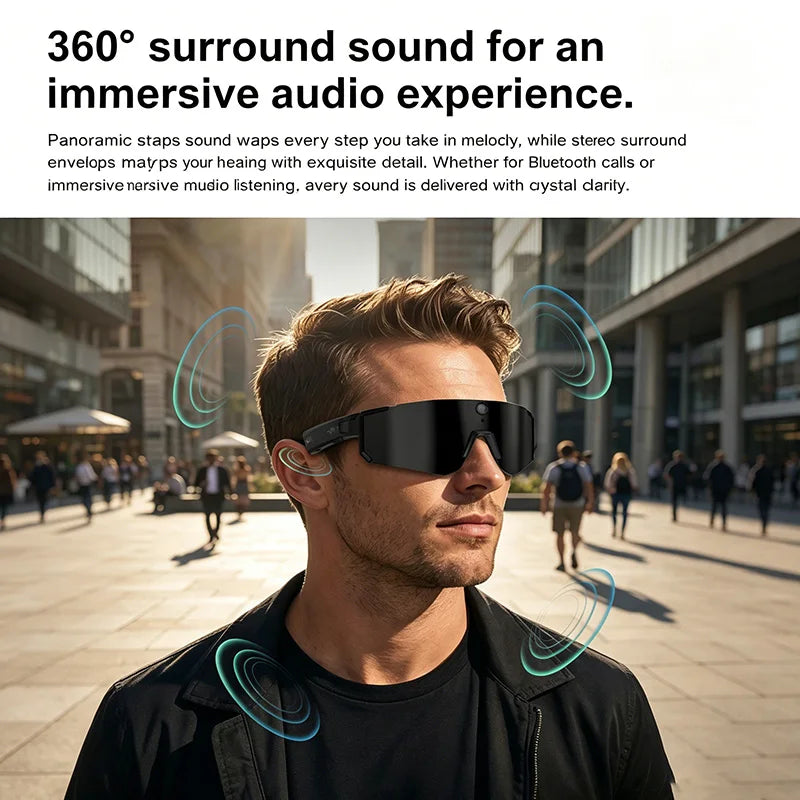 Lunettes connectées sport avec caméra et traduction — version 2400W