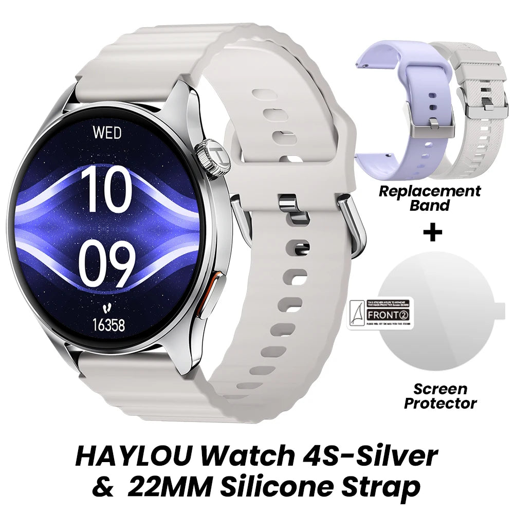 Montre connectée HAYLOU Watch 4S — AMOLED et GPS multi-satellite